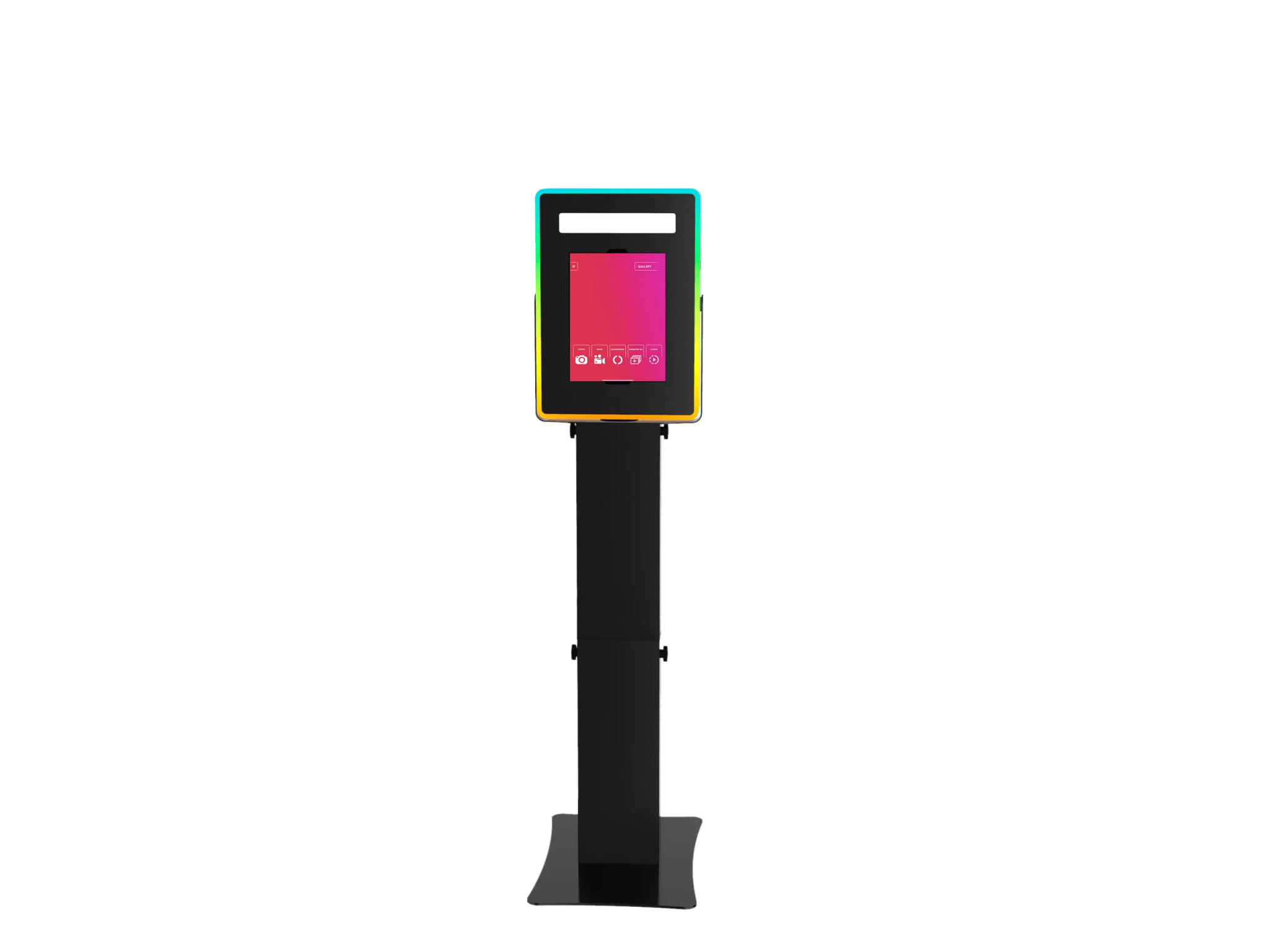 iPad Fusion Photo Booth | RGBW LED Color Changing Frame Photo Booth - DJ And Photo Booth Supply