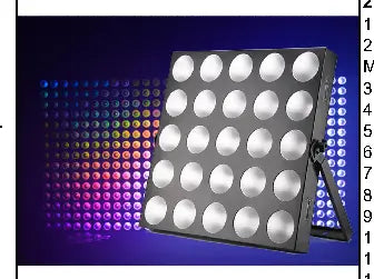 MS-MTX25 Stage Light - DJ And Photo Booth Supply