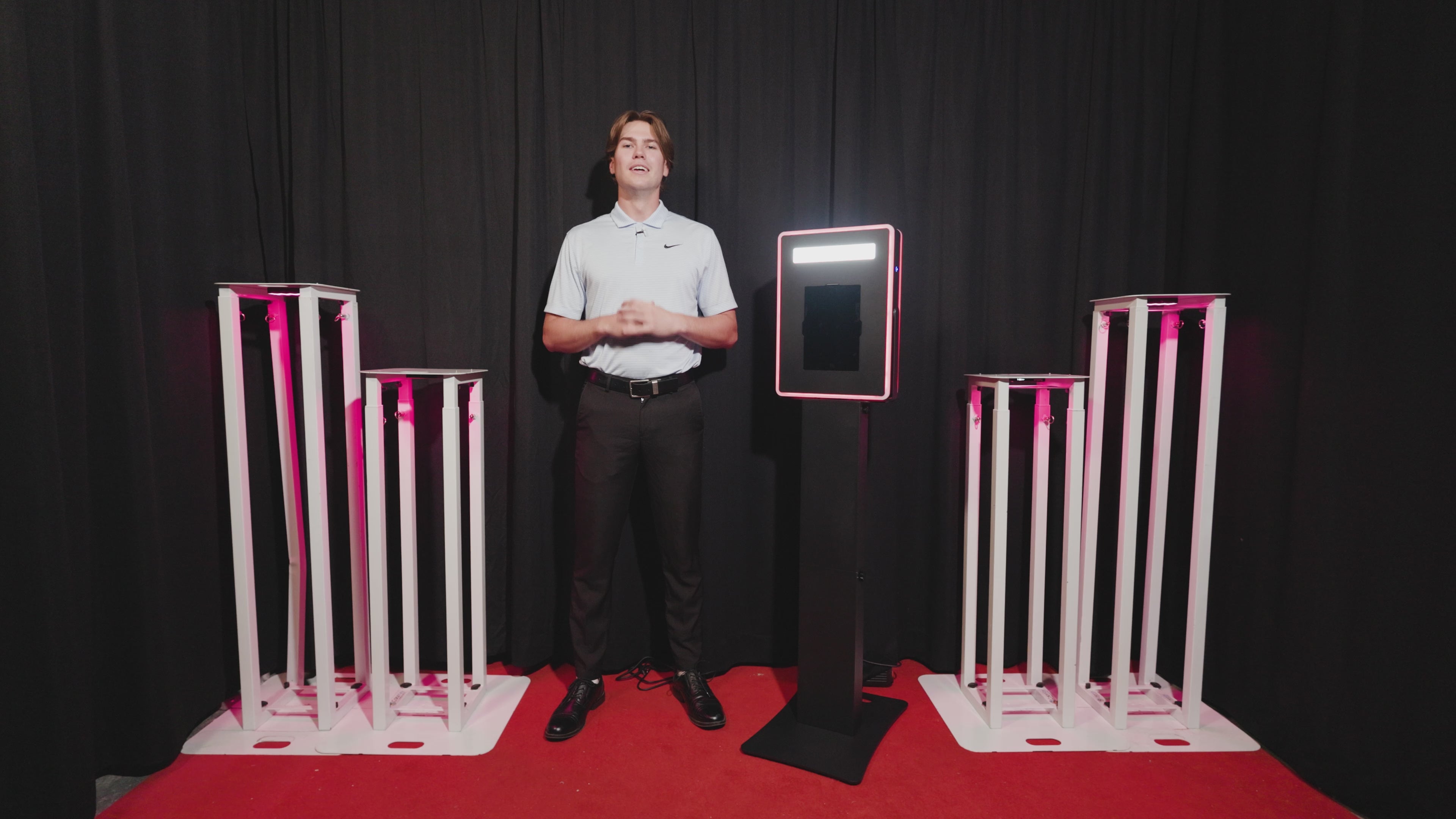 iPad Fusion Photo Booth | RGBW LED Color Changing Frame Photo Booth