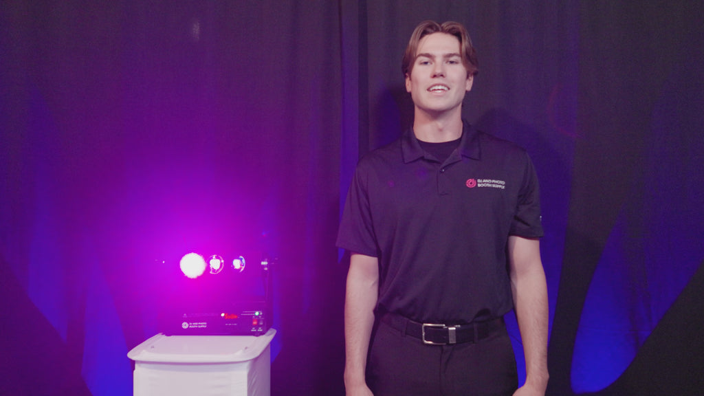 Both Lighting Aura Tri-Beam LED Uplight | Three-Beam Wireless DJ Fixture