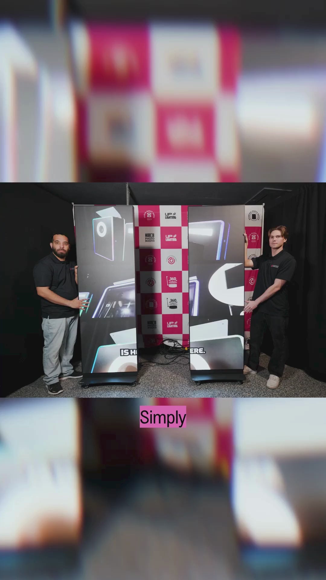 Pantalla LED de póster plegable de doble cara – Señalización digital portátil Plug &amp; Play DJPBS-PANELPRO2.5