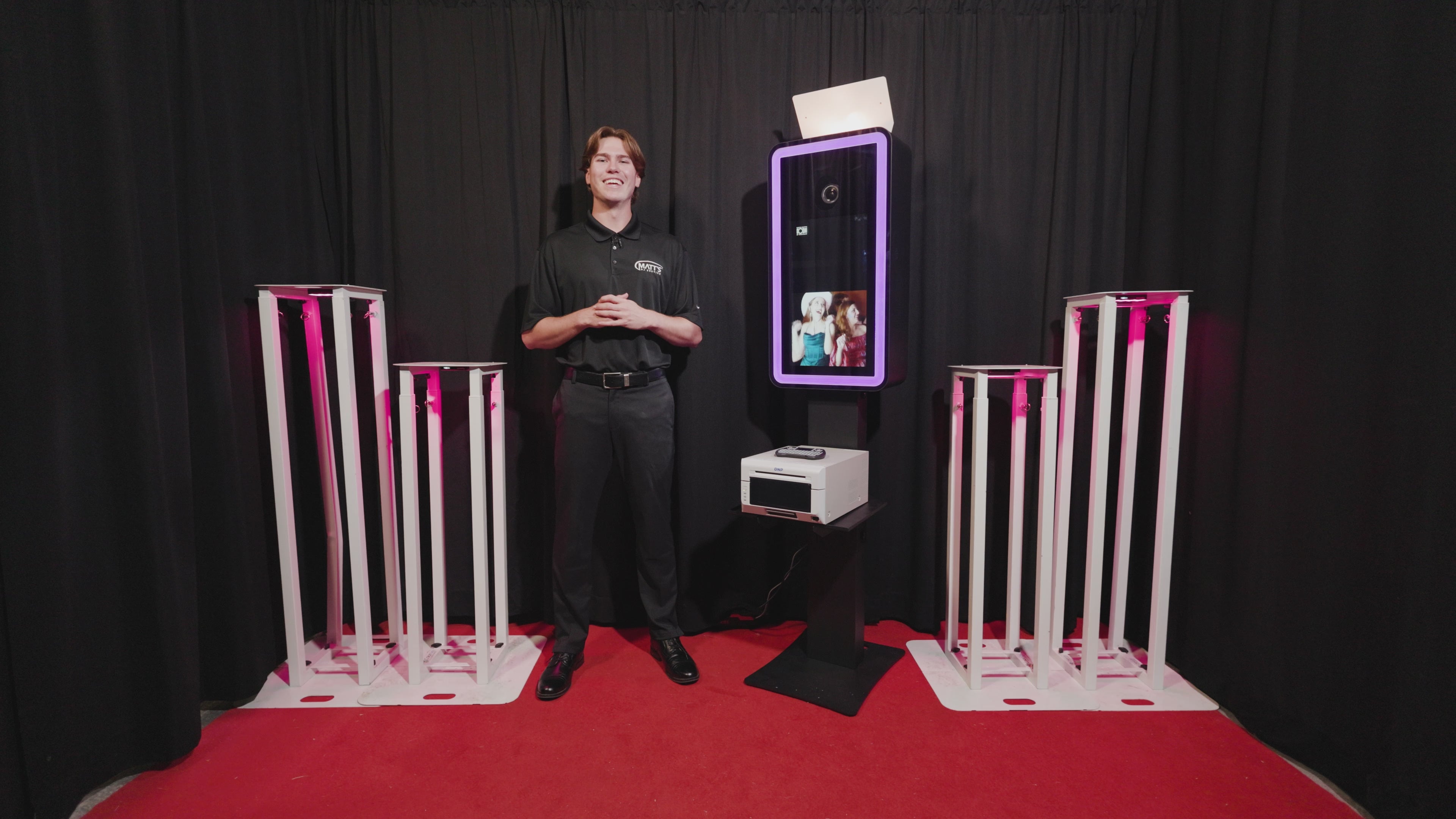 Open Mirror Photo Booth Touch Screen DSLR Photo Booth DJPBS-OMIRROR