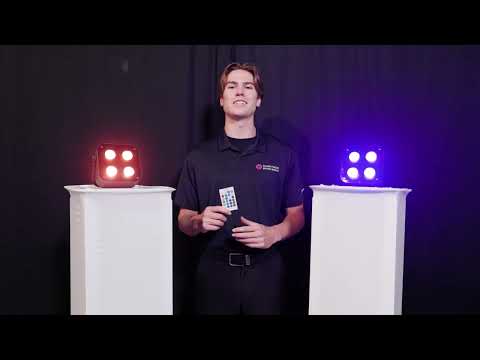 Both Lighting IR4 Compact Quad Uplight | Battery-Powered DJ LED Wash Fixture