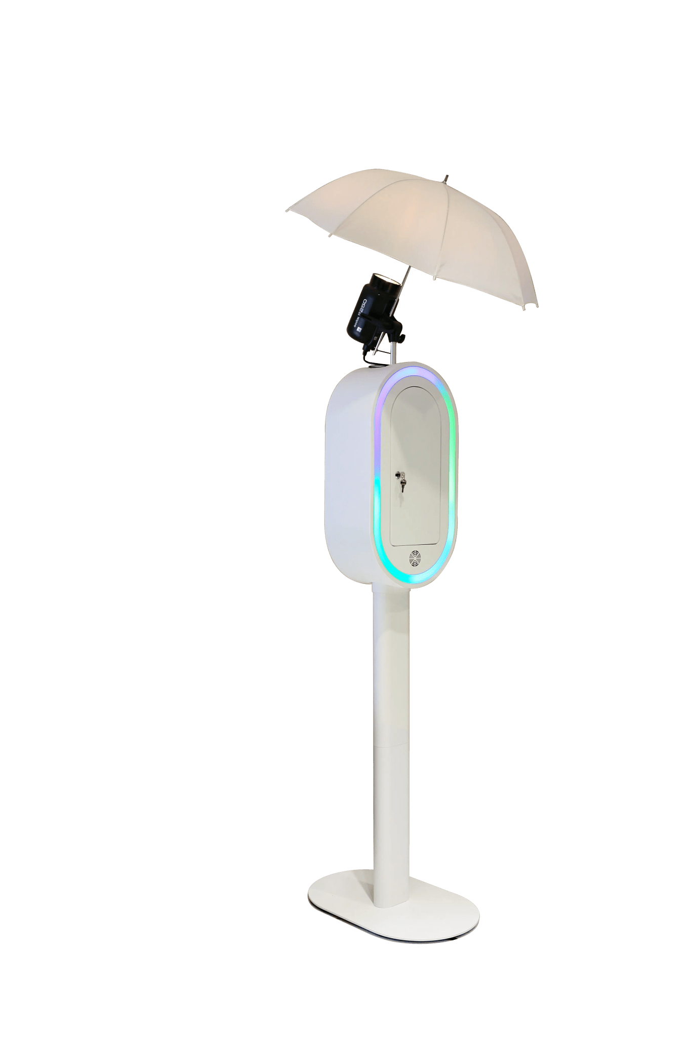 Umbra - A8 DSLR iPad Photo Booth (White) | RGBW LED Color Changing Frame - DJ And Photo Booth Supply
